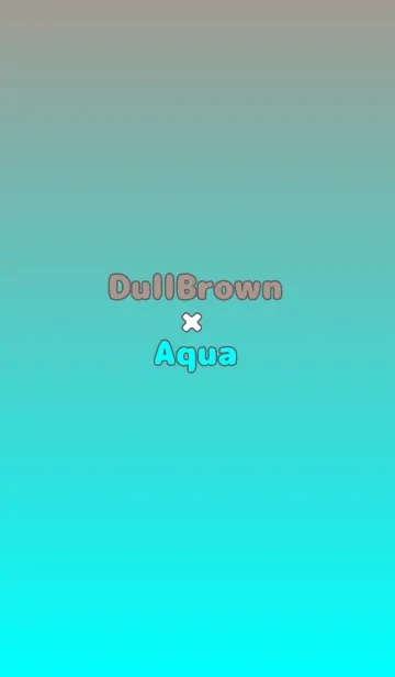 [LINE着せ替え] くすみブラウン★アクア.TKCの画像1