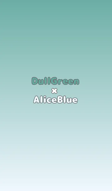 [LINE着せ替え] くすみグリーン★アリスブルー.TKCの画像1