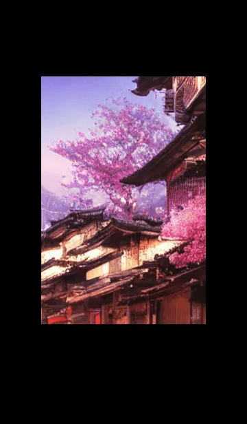 [LINE着せ替え] 和の夜桜#EH025。の画像1