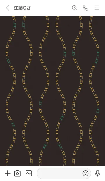 [LINE着せ替え] 和音 立涌とナチュラル 粋01版の画像2