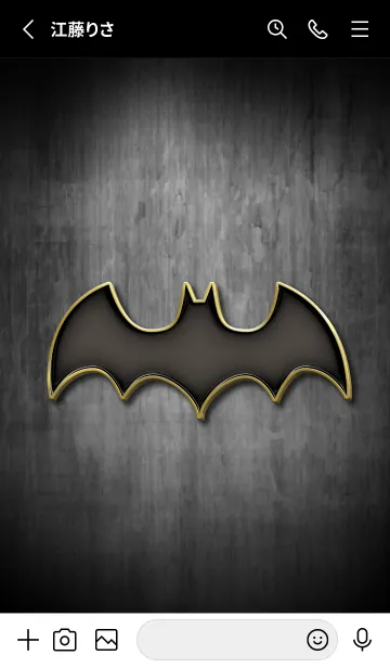 [LINE着せ替え] Enamel Pin Bat without title..の画像2