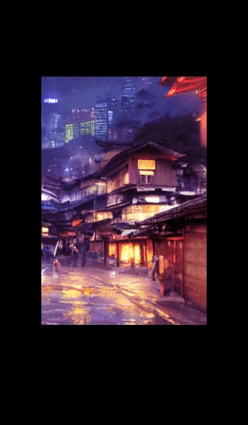 [LINE着せ替え] 和の夜桜#EI220。の画像1