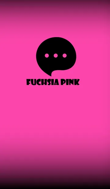 [LINE着せ替え] Fuchsia Pink And Black V.4 (JP)の画像1