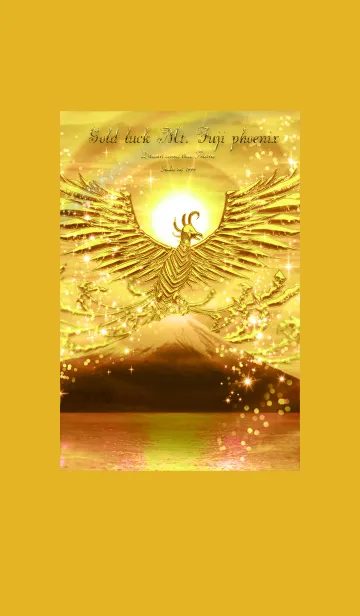 [LINE着せ替え] 金運最強✨にする富士山と鳳凰の画像1