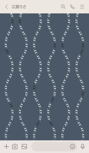 [LINE着せ替え] 和音 立涌とナチュラル 粋03版の画像2