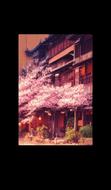 [LINE着せ替え] 和の夜桜#EI214。の画像1