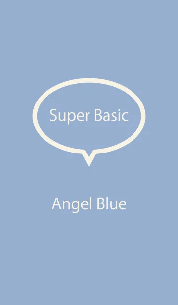 [LINE着せ替え] Super Basic Angel Blueの画像1