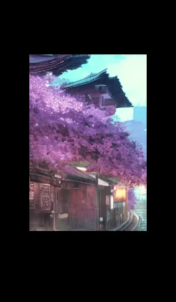 [LINE着せ替え] 和の夜桜#EI210。の画像1