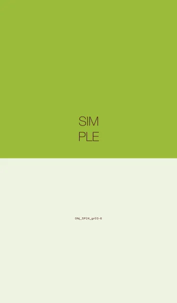 [LINE着せ替え] 0Nj_24_グリーン3-6の画像1