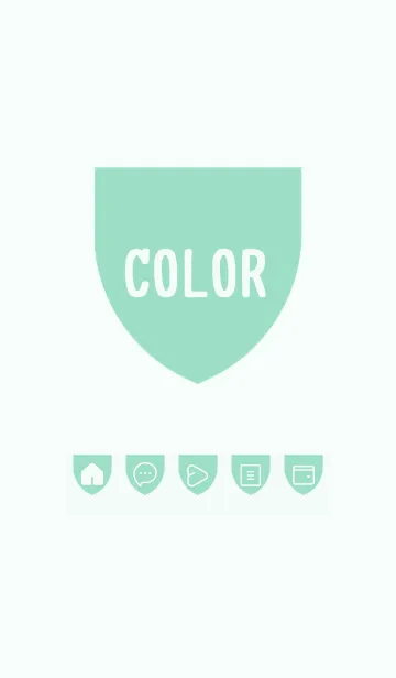 [LINE着せ替え] green color X45の画像1