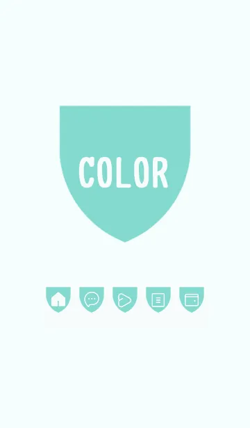 [LINE着せ替え] green color X48の画像1