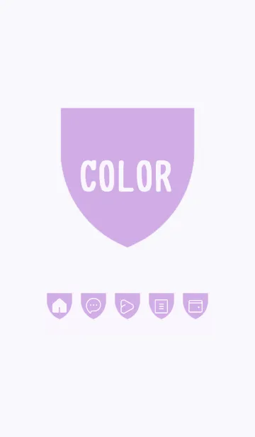 [LINE着せ替え] purple color X22の画像1