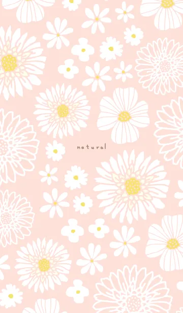 [LINE着せ替え] 色々な白い花26の画像1