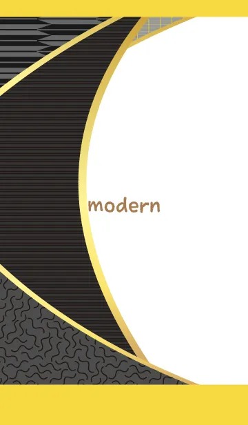 [LINE着せ替え] モダンな着せかえ 黄色の画像1