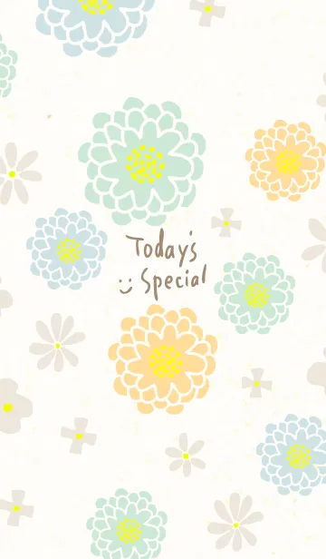 [LINE着せ替え] 和紙に花25の画像1