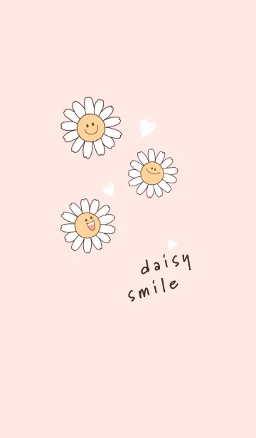 [LINE着せ替え] デイジースマイル2 babypink13_1の画像1