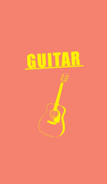 [LINE着せ替え] GUITAR COLOR  洗朱の画像1