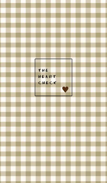 [LINE着せ替え] ザ ハート チェック .39の画像1