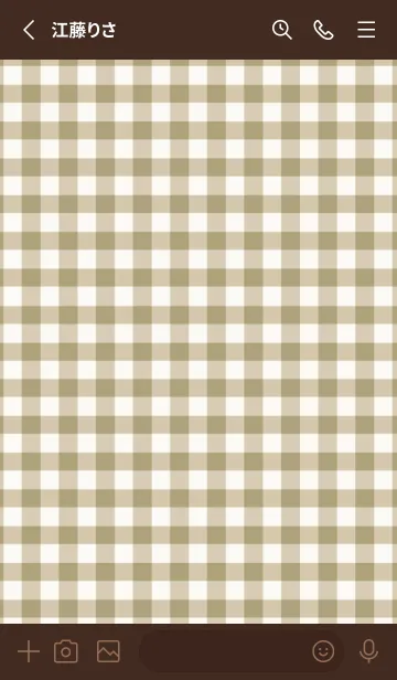 [LINE着せ替え] ザ ハート チェック .39の画像2