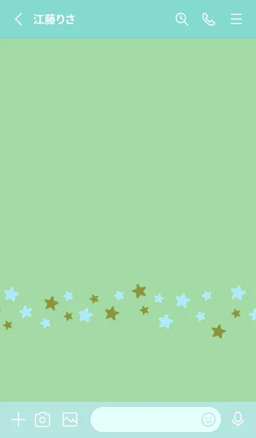 [LINE着せ替え] シンプル カラー スター 42の画像2