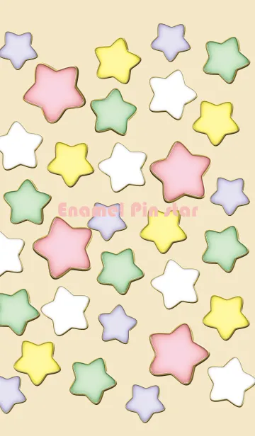 [LINE着せ替え] Enamel Pin Candy Star 8の画像1