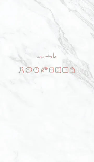 [LINE着せ替え] カーキ : marble iconの画像1