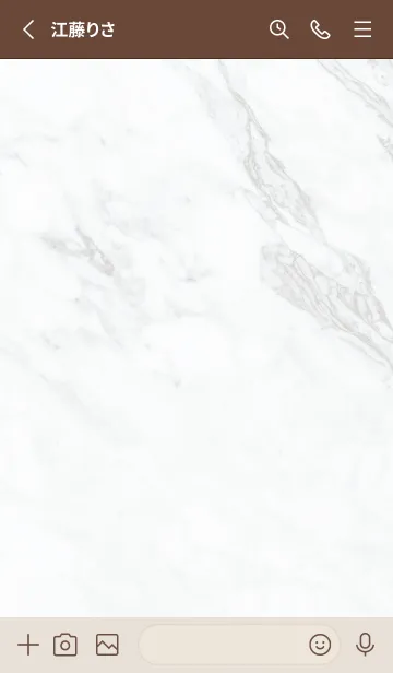 [LINE着せ替え] カーキ : marble iconの画像2