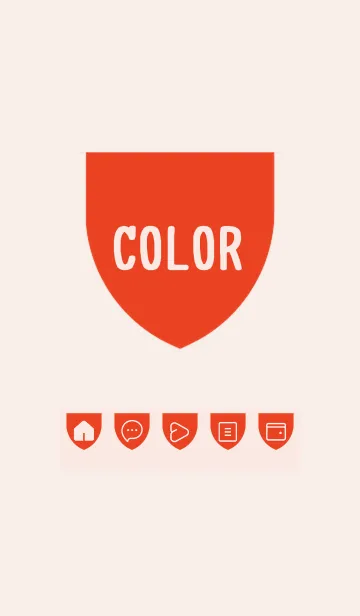 [LINE着せ替え] red color X22の画像1