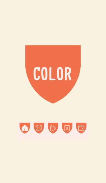 [LINE着せ替え] red color X25の画像1