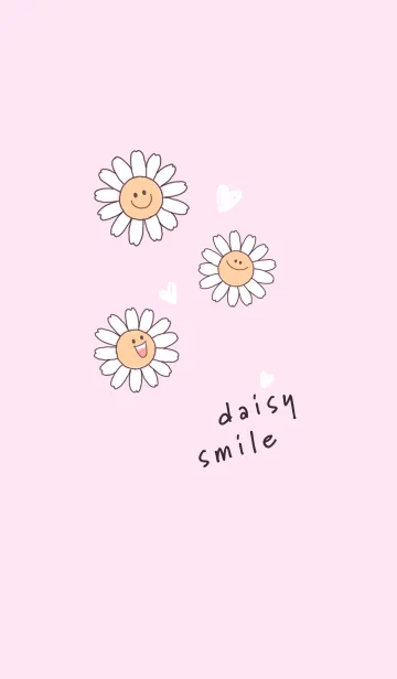 [LINE着せ替え] デイジースマイル2 pinkpurple14_1の画像1