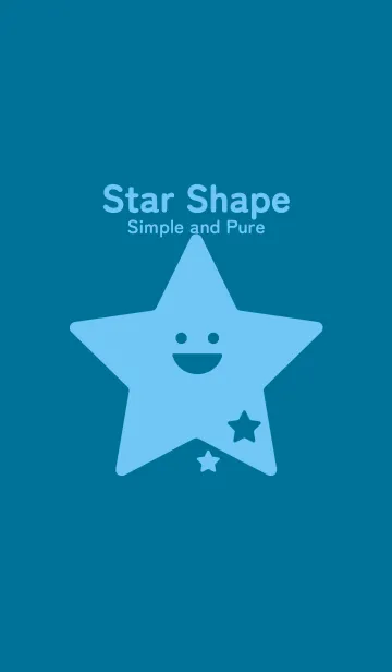 [LINE着せ替え] 星型の着せかえ ダックブルーの画像1