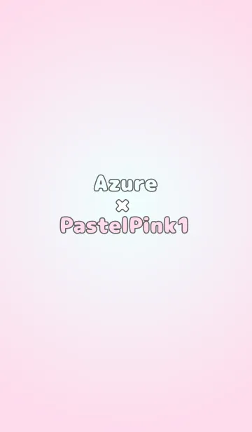[LINE着せ替え] アズール●パステルピンク1.TKCの画像1