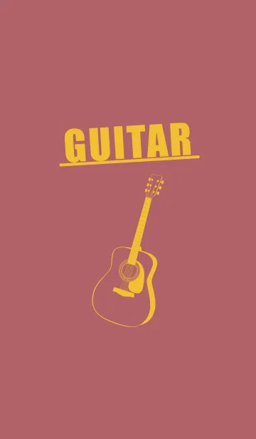 [LINE着せ替え] GUITAR COLOR  バーントオレンジの画像1