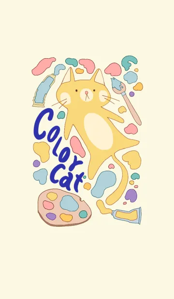 [LINE着せ替え] Color catの画像1