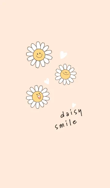 [LINE着せ替え] デイジースマイル2 orange16_1の画像1