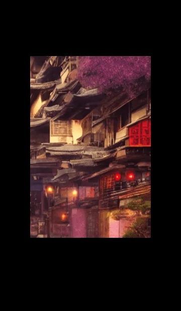 [LINE着せ替え] 和の夜桜#EI224。の画像1