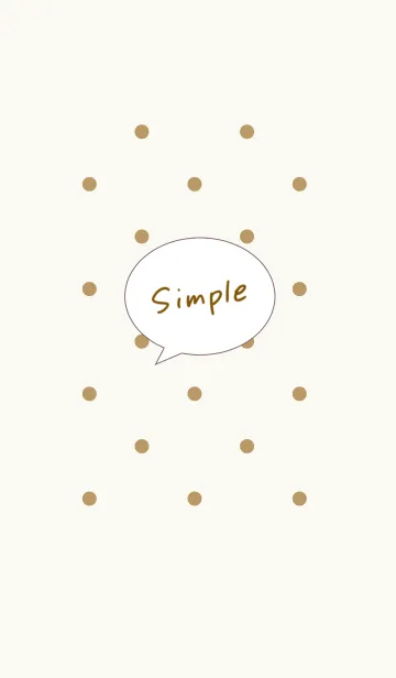 [LINE着せ替え] 可愛いフキダシ(水玉)の画像1