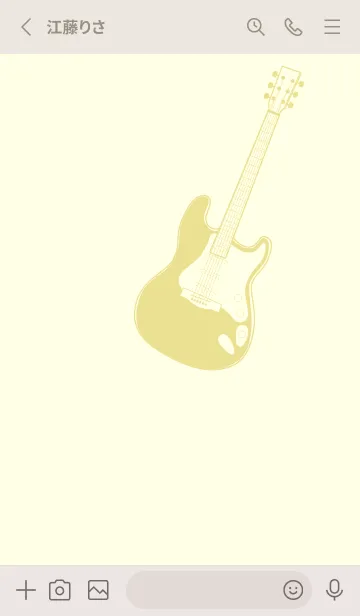 [LINE着せ替え] ELECTRIC GUITAR CLR 純白の画像2