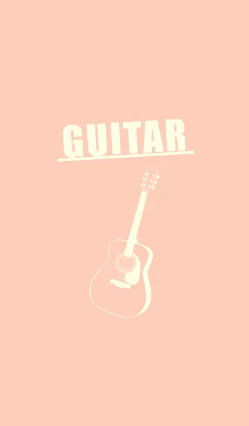 [LINE着せ替え] GUITAR COLOR  ベージュホワイトの画像1