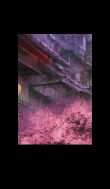 [LINE着せ替え] 和の夜桜#EI222。の画像1