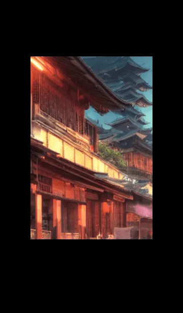 [LINE着せ替え] 和の夜桜#EJ118。の画像1