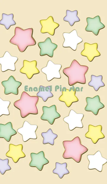 [LINE着せ替え] Enamel Pin Candy Star 10の画像1