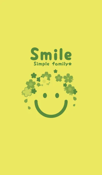 [LINE着せ替え] スマイル＆桜 ジョーンシトロンの画像1