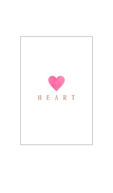 [LINE着せ替え] watercolor pink-HEART 33の画像1