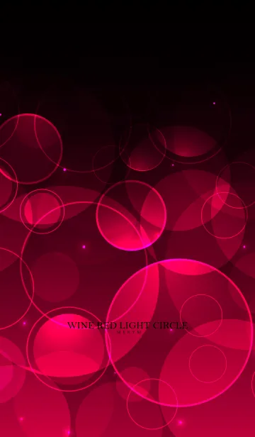 [LINE着せ替え] WINE RED LIGHT CIRCLEの画像1