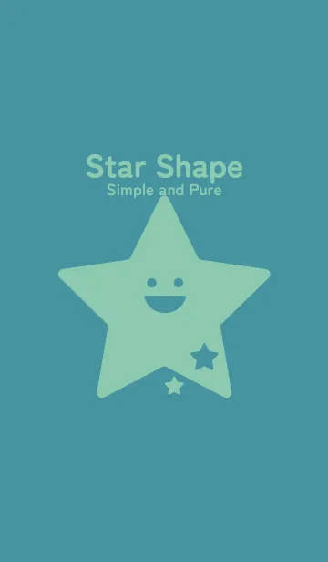 [LINE着せ替え] 星型の着せかえ ペールサックスブルーの画像1