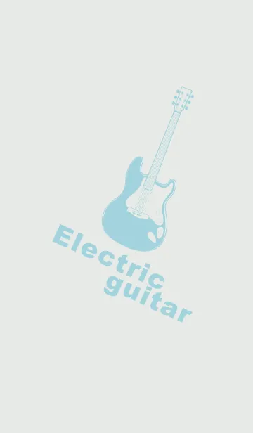 [LINE着せ替え] ELECTRIC GUITAR CLR フロスティホワイトの画像1