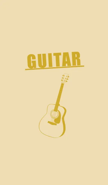 [LINE着せ替え] GUITAR COLOR  ベージュの画像1