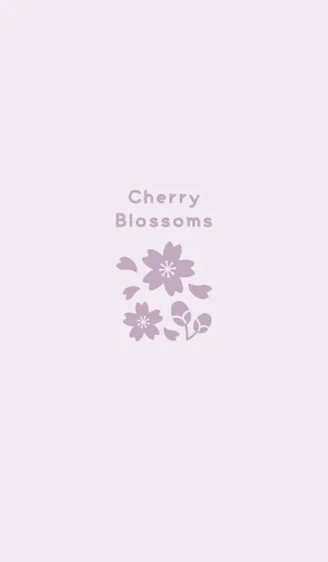 [LINE着せ替え] 桜17<パープルピンク>の画像1