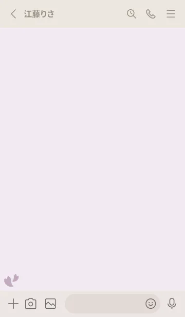 [LINE着せ替え] 桜17<パープルピンク>の画像2